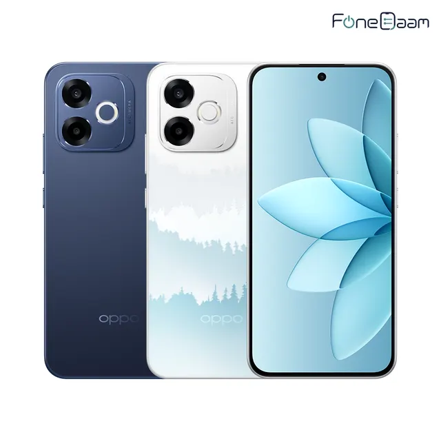 রিয়ার ক্যামেরা বিন্যাস ও Eclipse Blue ফিনিশসহ OPPO A6s Pro-এর পণ্যচিত্র